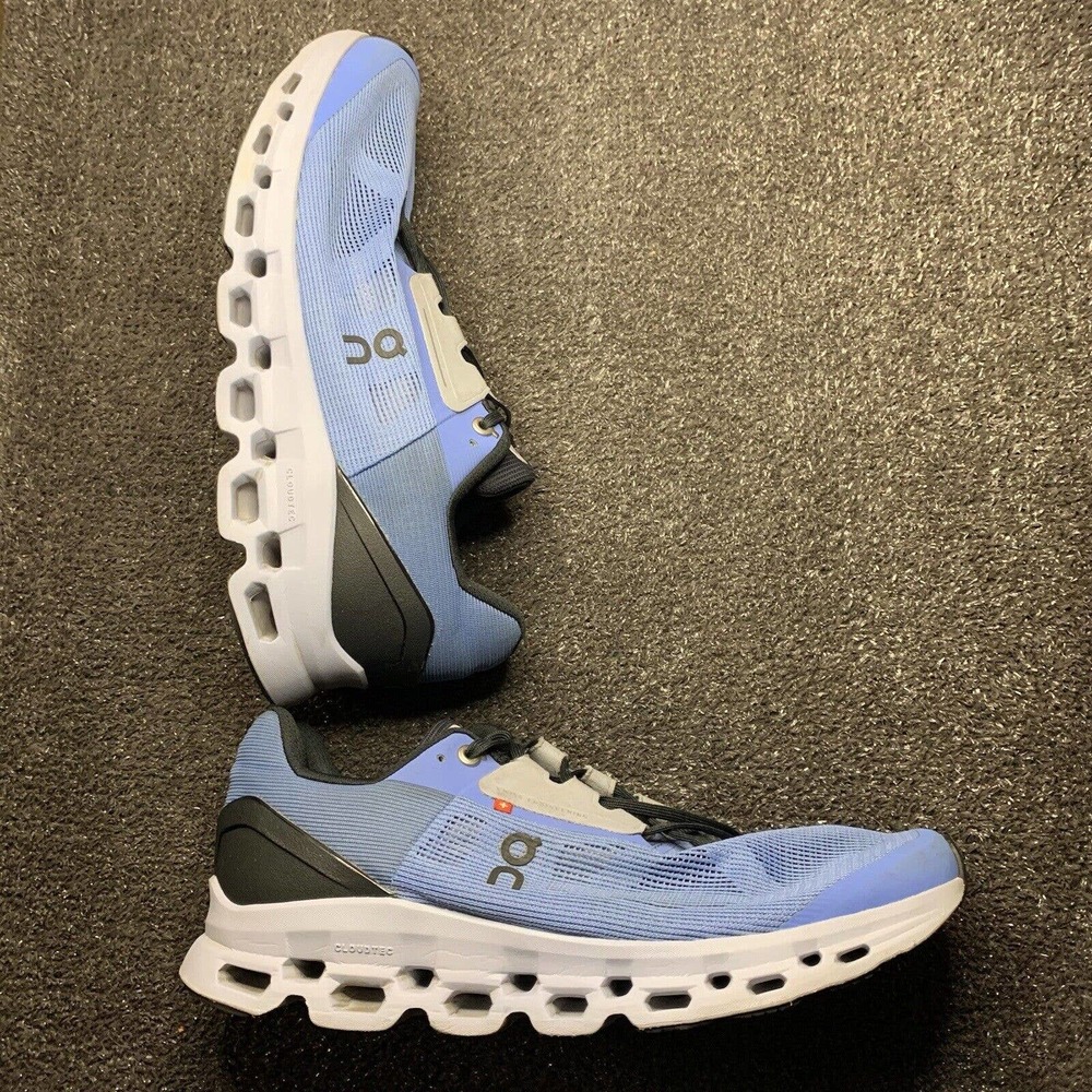 On Running Cloudstratus Women's SZ 11 marina Blue/magnet Running Shoes 39.99209